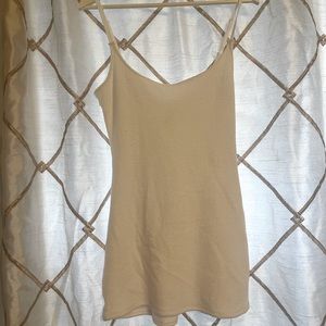 SKIMS white terry cloth dress